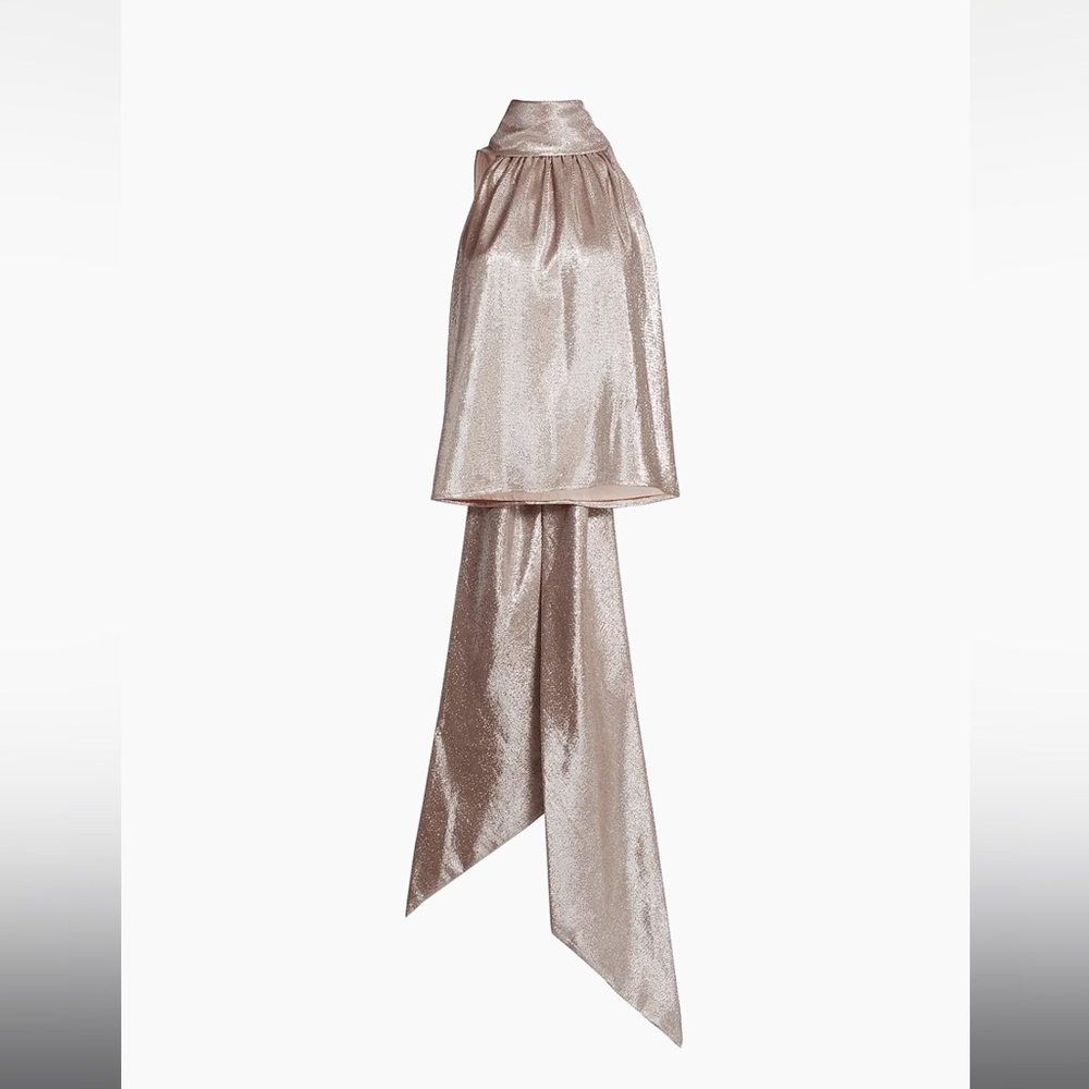 Toccin - Hattie Tieneck Sleeveless Metallic Top